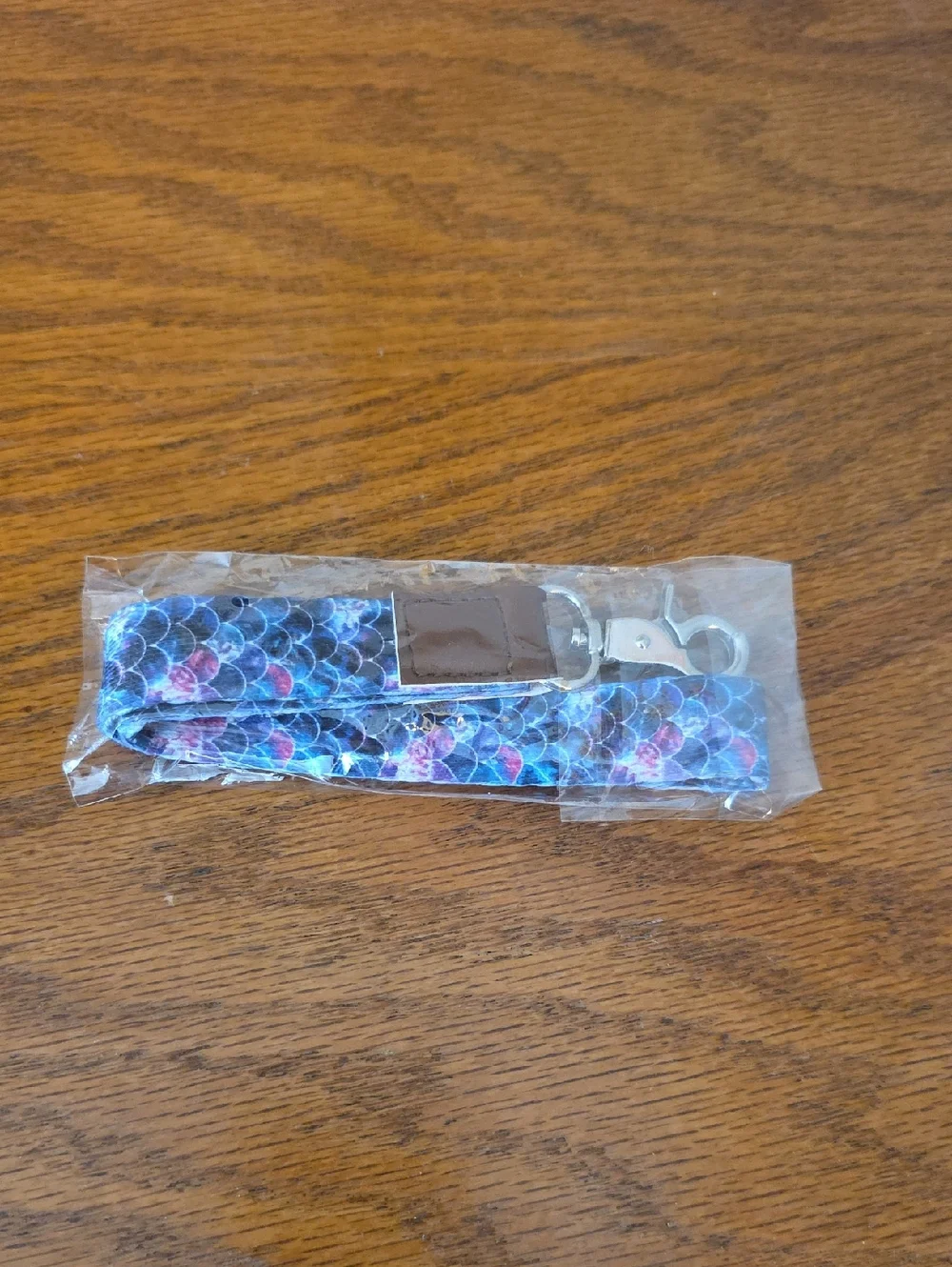 Blue Purple Mermaid-Scale Phone Wrist Strap Keychain